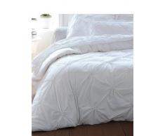 3 Suisses Funda nórdica FLORENTINE reversible nido de abeja y liso 3 SUISSES blanco 200