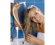 Venca Ducha para lavabo portátil con tubo y cabezal de PVC blanco 000