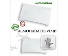 SABANALIA Almohada de viaje viscoelástica Aloe Vera