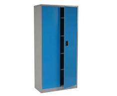 Ofisillas Armario archivador OLSEN 2 PUERTAS, gran capacidad y máxima robustez, color azul