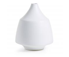 Kave Home Jarrón Grande Milo, Blanco, En Piedra / Cerámica - Blanco