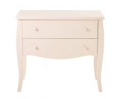 Maisons du Monde Cómoda infantil rosa claro con 2 cajones Apolline