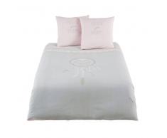 Maisons du Monde Juego de cama infantil de algodón gris 240x220