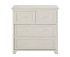 Maisons du Monde Cómoda color topo con 4 cajones St Honoré