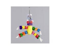 Pienso Mascotaplanet.com JUGUETE LORO MUÑECO MADERA 33CM