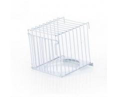 Caseta nido metal exterior con puerta de reja