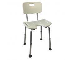 SUCESORES DE MANU Silla De Ducha/baño En U Con Respaldo Regulable En (Mobiclinic)