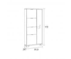 Blanco Mueble Zapatero Amazonas 63ab Blanco