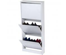 Blanco Mueble zapatero Congo 50AB Blanco