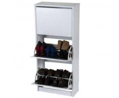 Blanco Mueble zapatero Volga 51AB Blanco