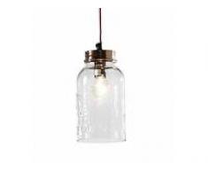 Lampara techo tarro cristal crown