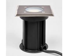 Lampenwelt.com Lámpara ang. empotrada suelo acero inox Insa, IP67