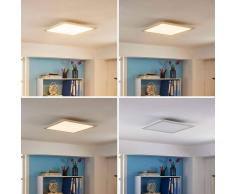 Lampenwelt.com Panel LED para montaje en techo Enja, cuadrangular