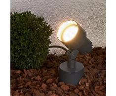 Lampenwelt.com Foco LED con estaca Elvan para exteriores
