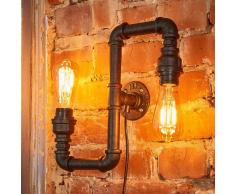 Lampenwelt.com Como una tubería de agua - Lámpara de pared Tap