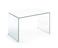 Kave Home Escritorio Burano, En Cristal - Neutro