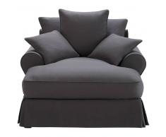 Maisons du Monde Módulo de algodón gris pizarra Bastide