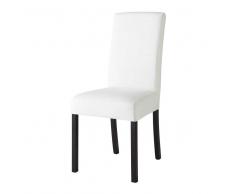 Maisons du Monde Funda de silla de algodón marfil Margaux