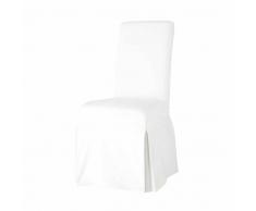 Maisons du Monde Funda de silla de algodón marfil Margaux