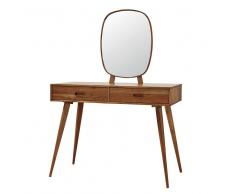 Maisons du Monde Tocador vintage con 2 cajones de acacia maciza Yucca