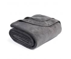 Maisons du Monde Manta suave gris pizarra 150 x 230 cm CHALEUR