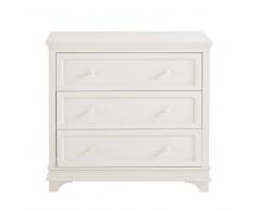 Maisons du Monde Cómoda color blanco roto con 3 cajones Idylle