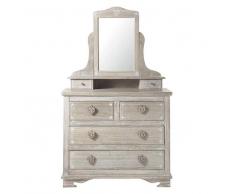 Maisons du Monde Tocador con 4 cajones de paulonia Camille