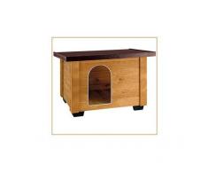Ferplast Caseta para Perros de Madera Baita 80 Mediana
