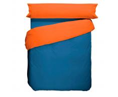 Cañete2018 Juego De Funda Nórdica Reversible Lisa Azul