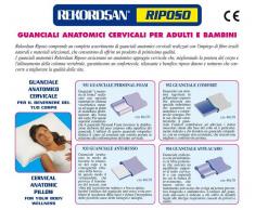 LUROPAS del Dott. Molinari & C acaro Rekordsan ortopedico cervical Almohada