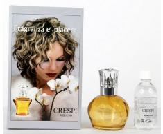 CRESPI MILANO SRL Carma italiano lampara catalitica L6 ?mbar De 200ml + Recargar Alla Rosa Y Fico 150ml