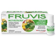 POOL PHARMA Srl Piscina Pharma Fruvis y soporte de memoria de Suplemento Alimenticio 12 viales
