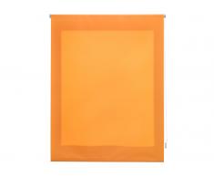 Estor enrollable traslúcido liso naranja de 120x175 cm 54468