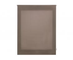 Estor enrollable traslúcido liso taupe de 140x175 cm 54439