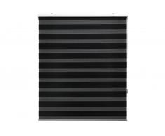 Estor Noche y Dia traslucido negro de 100x180 cm 54387