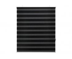 Estor Noche y Dia traslucido negro de 140x180 cm 54391