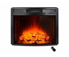 Chimenea eléctrica insertable con frontal curvo CHE-630