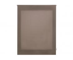 Estor enrollable traslúcido liso taupe de 100x175 cm 54437