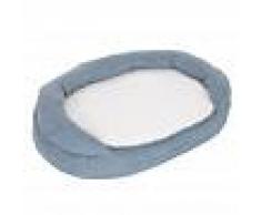 bitiba Cama ortopédica Memory ovalada gris - 72 x 50 x 20 cm (L x An x Al)