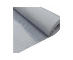 Jardin202 Suelo Goma Circulo - Rollo Gris 15 m 3 mm Espesor