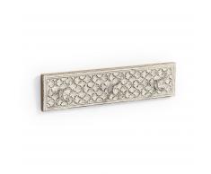 Kave Home Perchero Houk, En Madera,Metal - Natural,Blanco