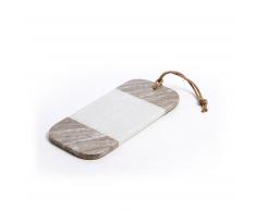 Kave Home Tabla De Cortar Atla..., En Piedra / Cerámica - Marrón,Blanco