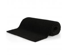 vidaXL Felpudo de fibra de coco negro 17 mm 100x400 cm