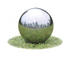 vidaXL Fuente decorativa de tipo bola con leds para jardín