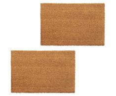 vidaXL Felpudo de fibra de coco color natural 17 mm 100x300 cm