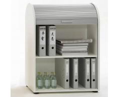 FMD Armario archivador de puerta corredera blanco 72x39x93,5cm 292-011
