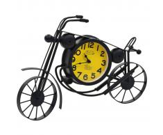 vidaXL Reloj de pared con forma de motocicleta vintage