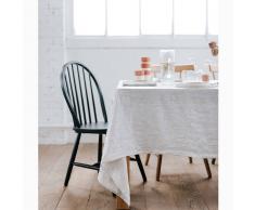 HELLO BLOGZINE X LA REDOUTE Mantel a rayas de lino lavado blanco