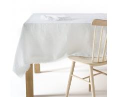 AM.PM. Mantel de lino lavado, Yastigi blanco