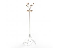 La Redoute Interieurs Perchero de metal y madera AGAMA blanco